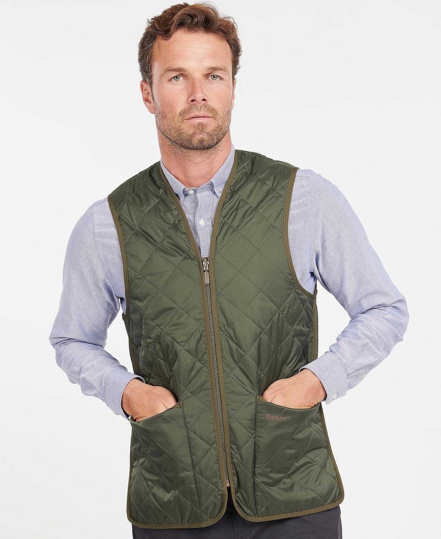 Men Barbour Gilets & Liners | Quilted Waistcoat/Zip-In Liner