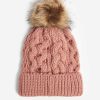 Accessories Barbour Hats & Gloves | Penshaw Cable-Knit Beanie