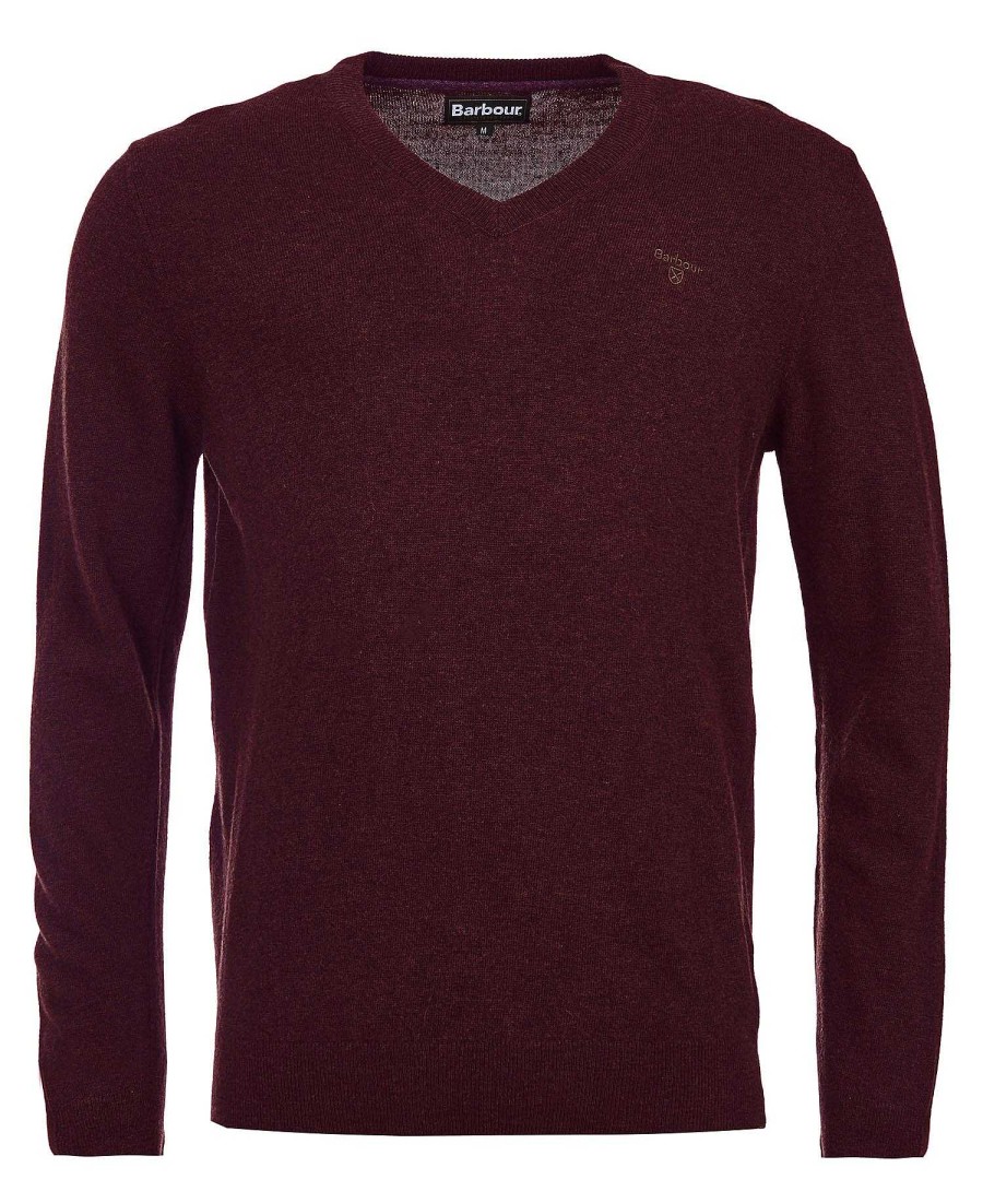 Men Barbour Jumpers | Essential V-Neck Sweatshirt