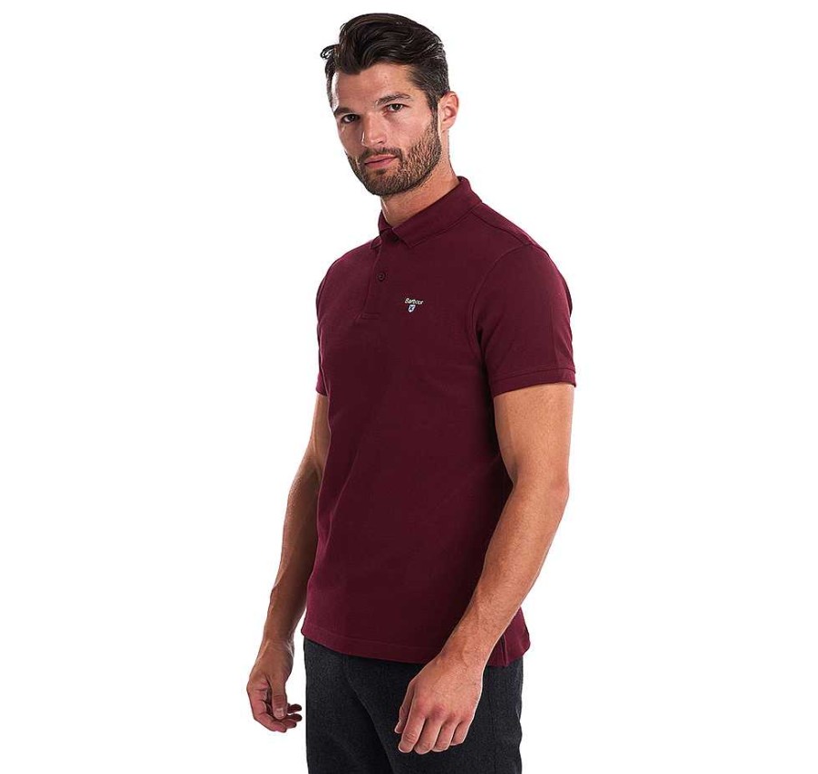 Men Barbour Polo Shirts | Cotton Polo Shirt