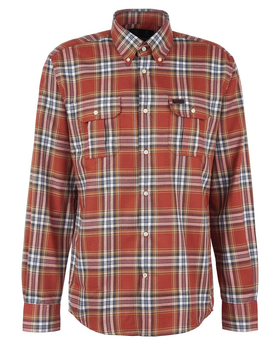 Men Barbour Shirts | Singsby Thermo Weave Shirt