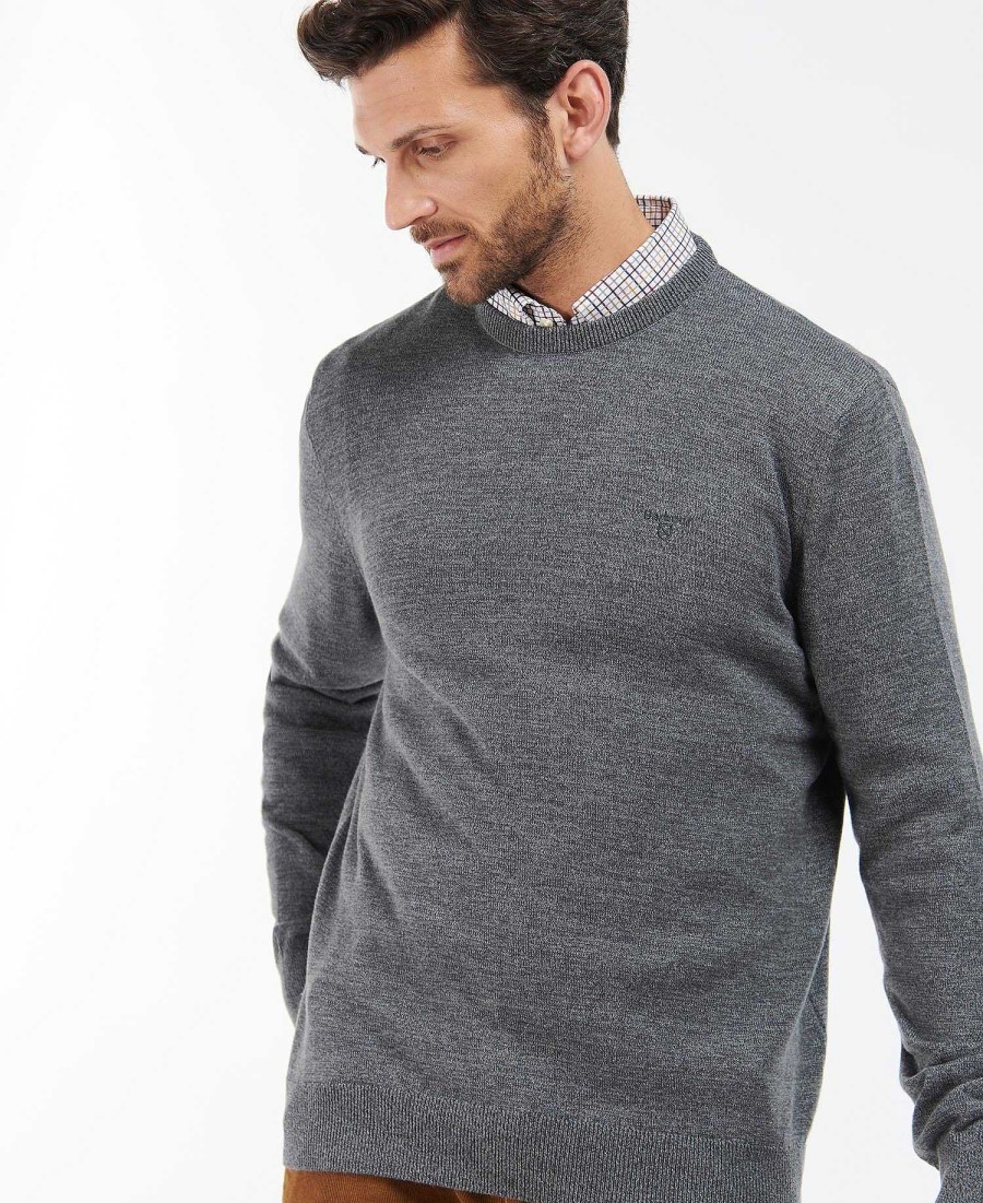 Men Barbour Jumpers | Firle Crew Neck Sweatshirt