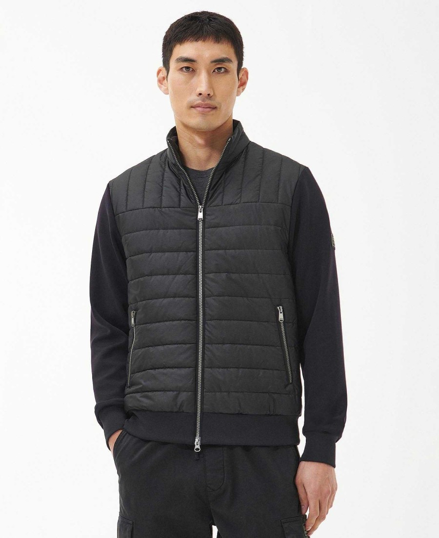 Men Barbour Quilted Jackets | Counter Quilted Sweater Jacket