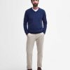 Men Barbour Jumpers | Essential V-Neck Sweatshirt