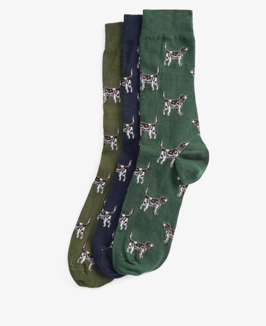 Accessories Barbour Socks | Pointer Dog Socks Gift Box