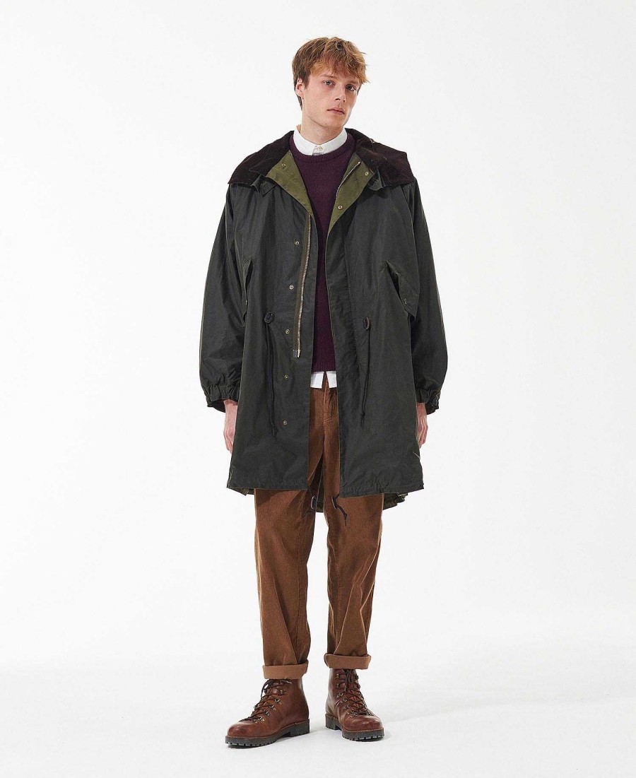 Men Barbour Waxed Jackets | Torrent Wax Parka Jacket