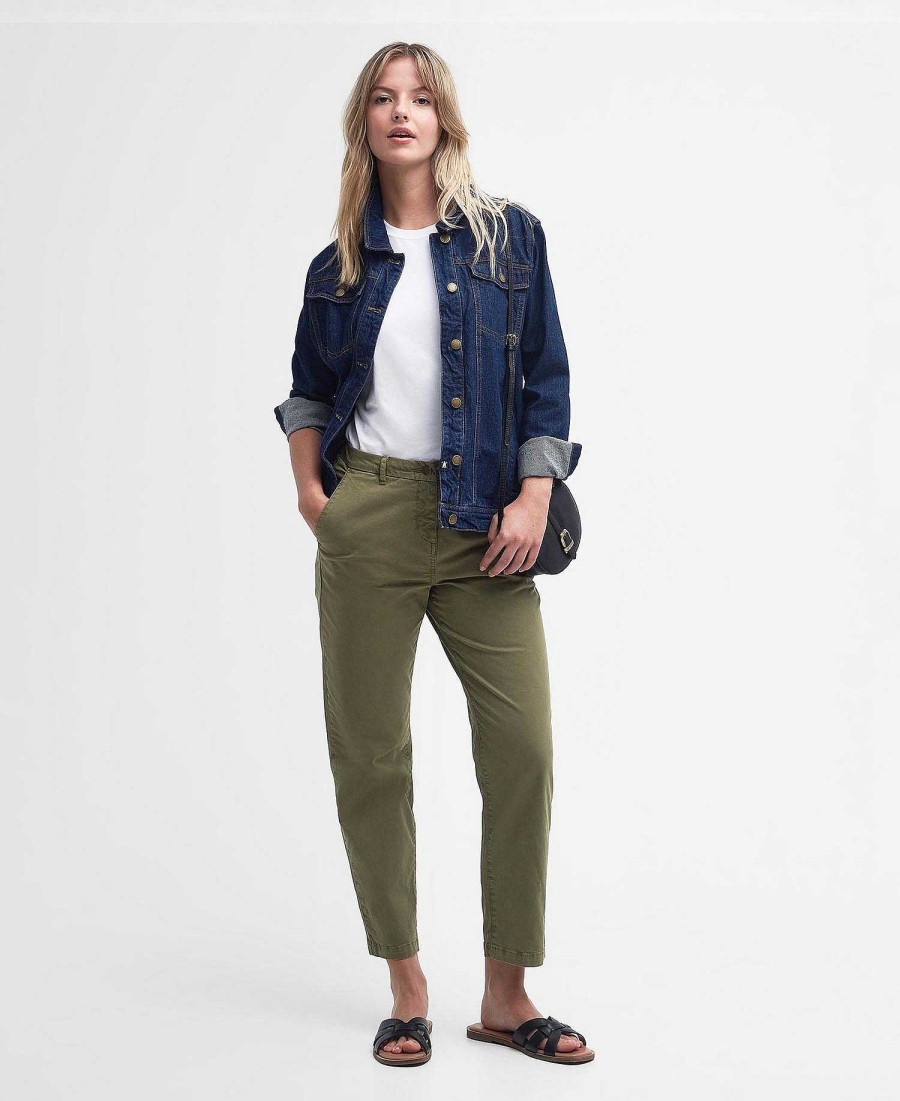 Women Barbour | Cropped Chinos