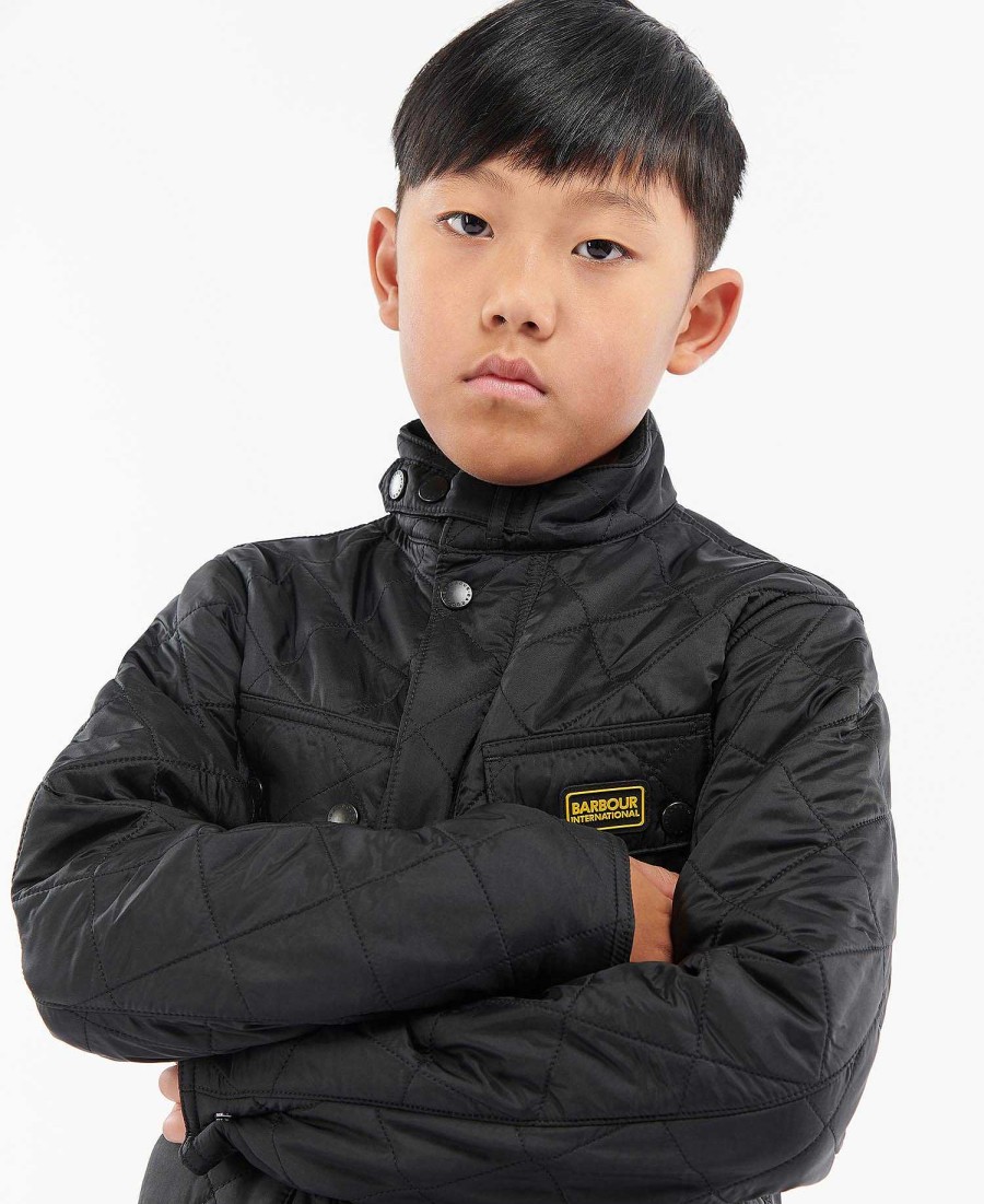 Kids Barbour Quilted Jackets | Boys Ariel Polarquilt Jacket