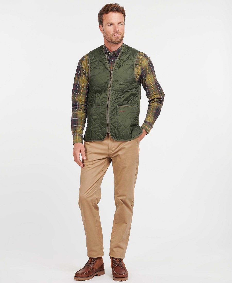 Men Barbour Gilets & Liners | Quilted Waistcoat/Zip-In Liner