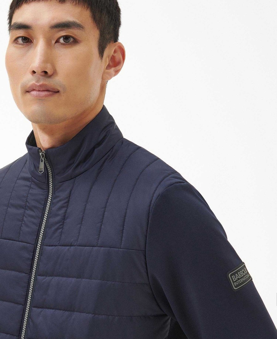 Men Barbour Quilted Jackets | Counter Quilted Sweater Jacket