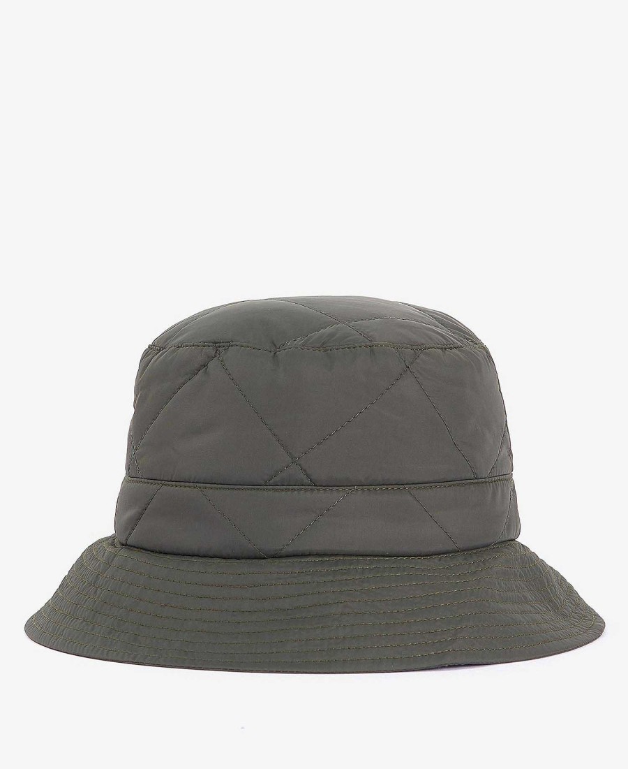 Accessories Barbour Hats & Gloves | Burford Quilted Sports Hat