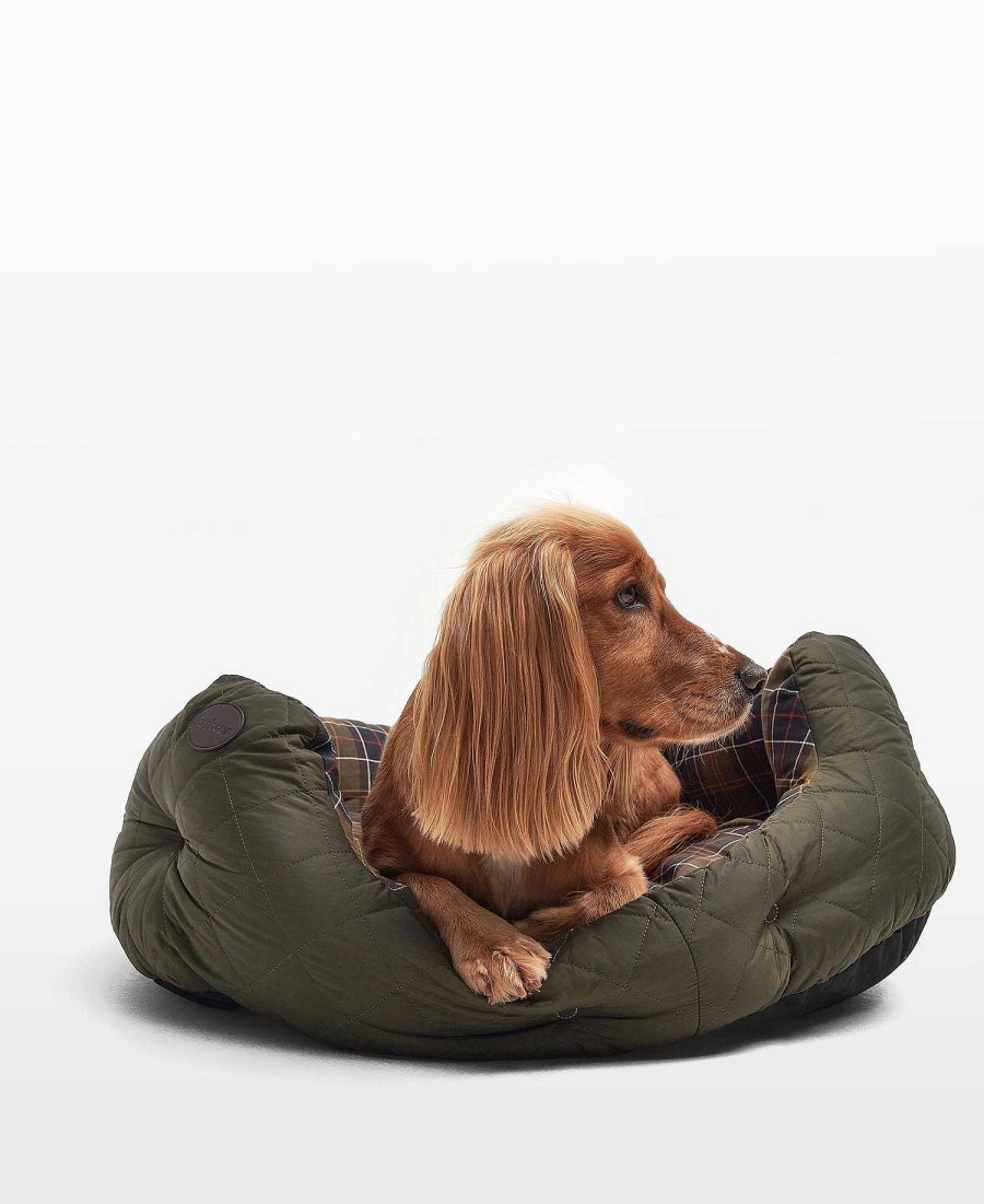 Accessories Barbour Beds & Blankets | Quilted Dog Bed 30In