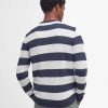 Men Barbour Jumpers | Craster Striped Crew Neck Jumper