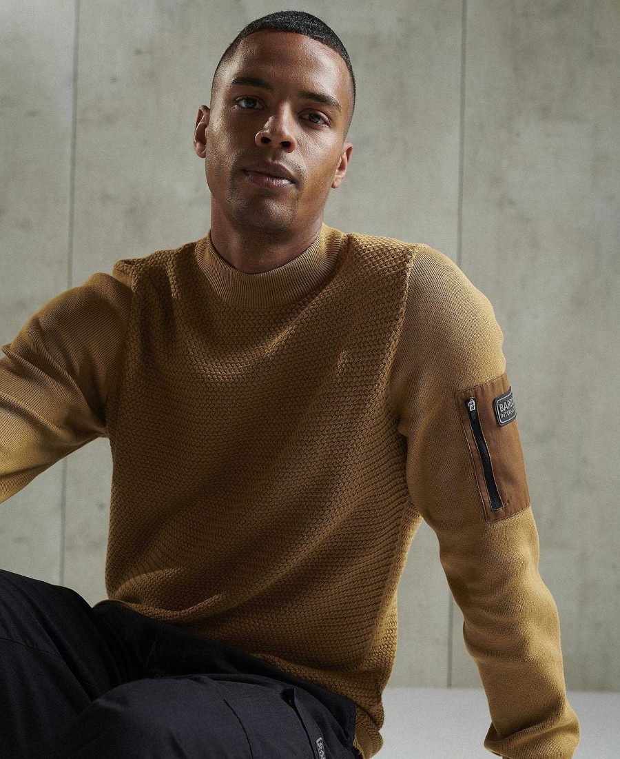 Men Barbour Jumpers | Clayton Crew-Neck Jumper