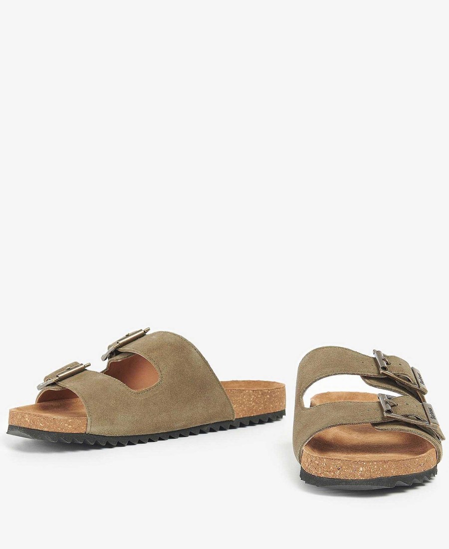 Women Barbour Sandals | Barbour Allegra Two Strap Sandals