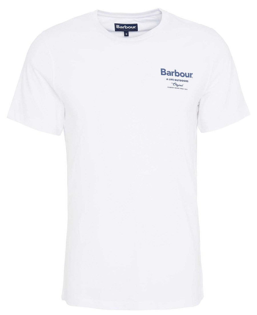 Men Barbour T-Shirts | Satley Graphic T-Shirt