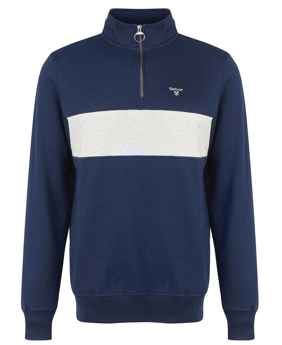 Men Barbour Hoodies & Sweatshirts | Bromfield Half-Zip Jumper