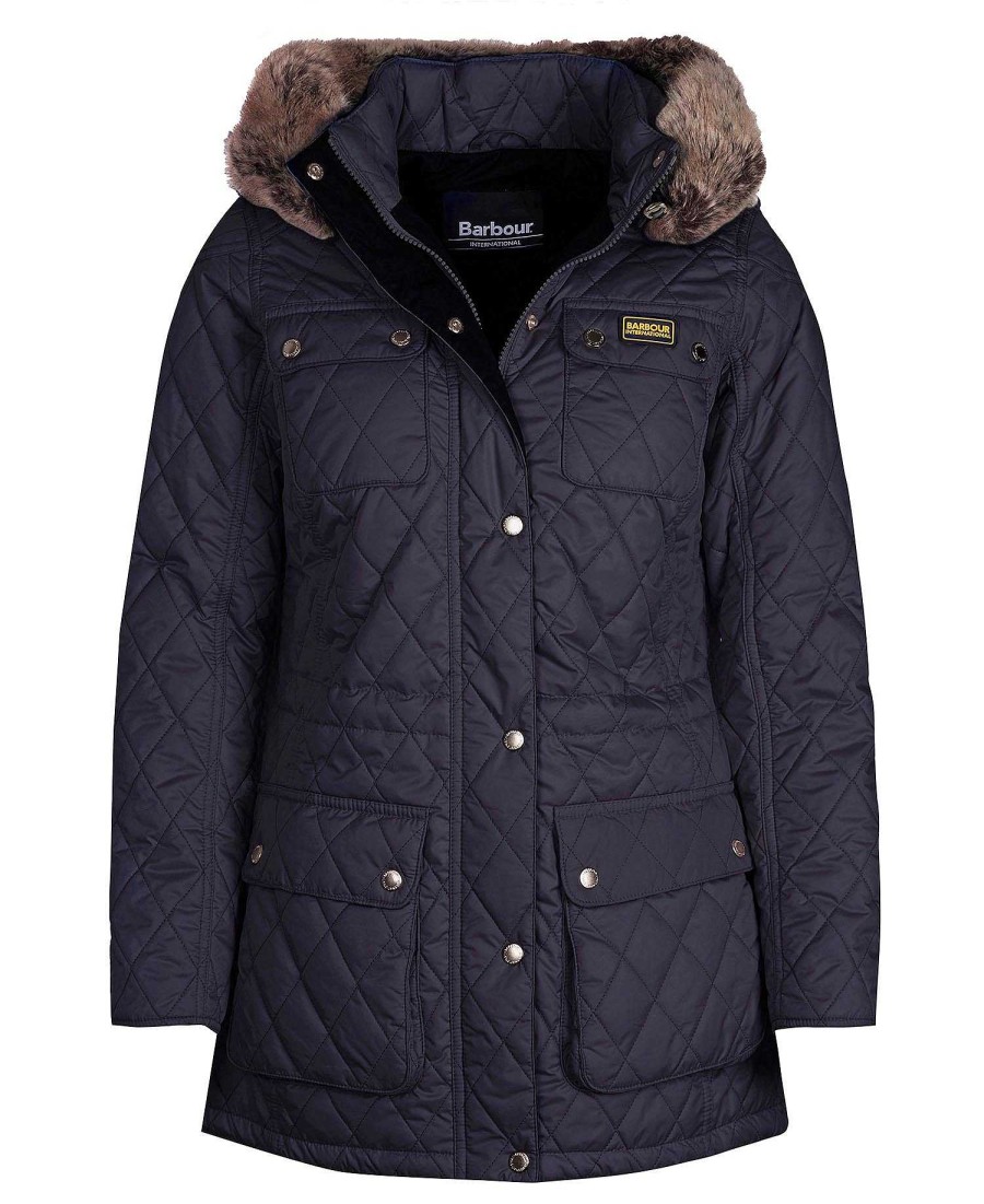 Women Barbour Quilted Jackets | Enduro Quilted Jacket