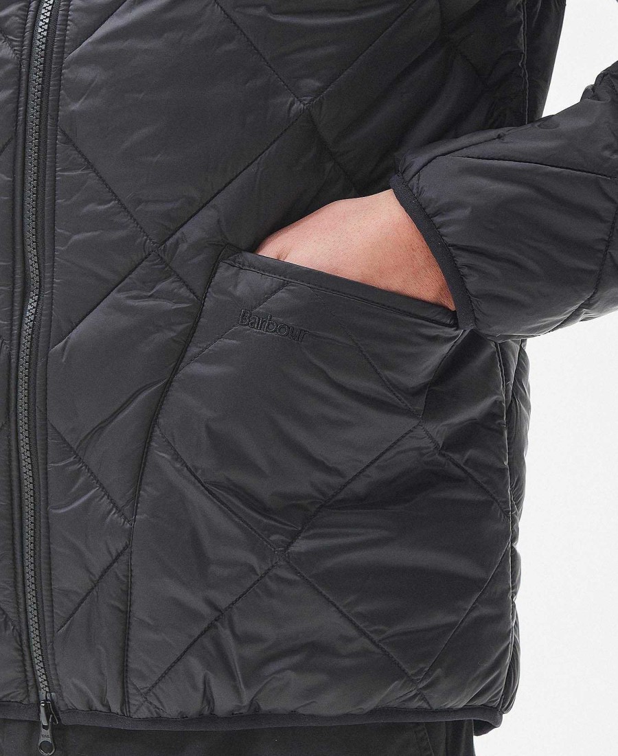 Men Barbour Quilted Jackets | Hooded Liddesdale Quilted Jacket