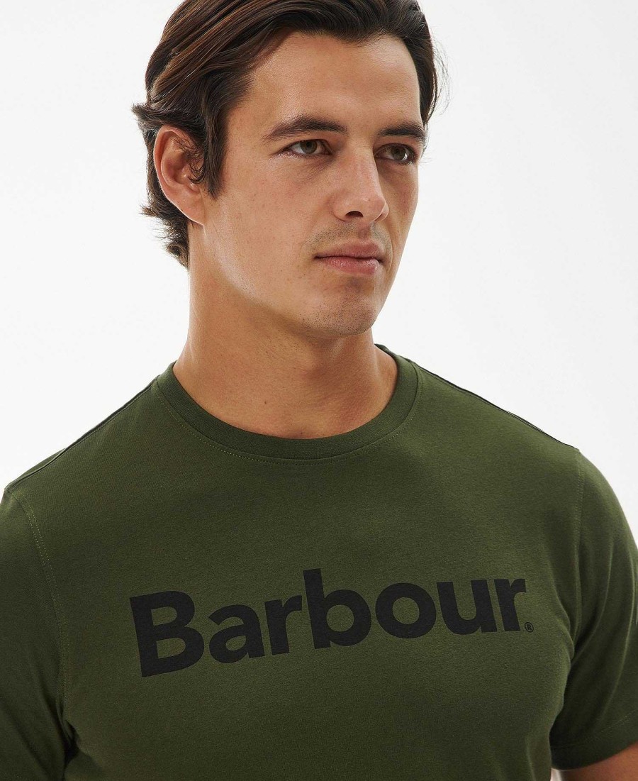 Men Barbour T-Shirts | Logo T-Shirt