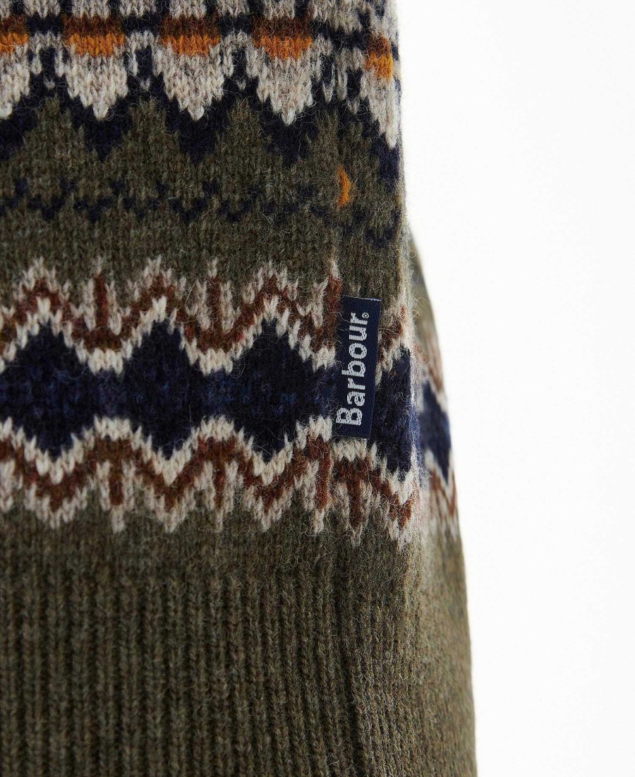 Men Barbour Jumpers | Case Fair Isle Jumper