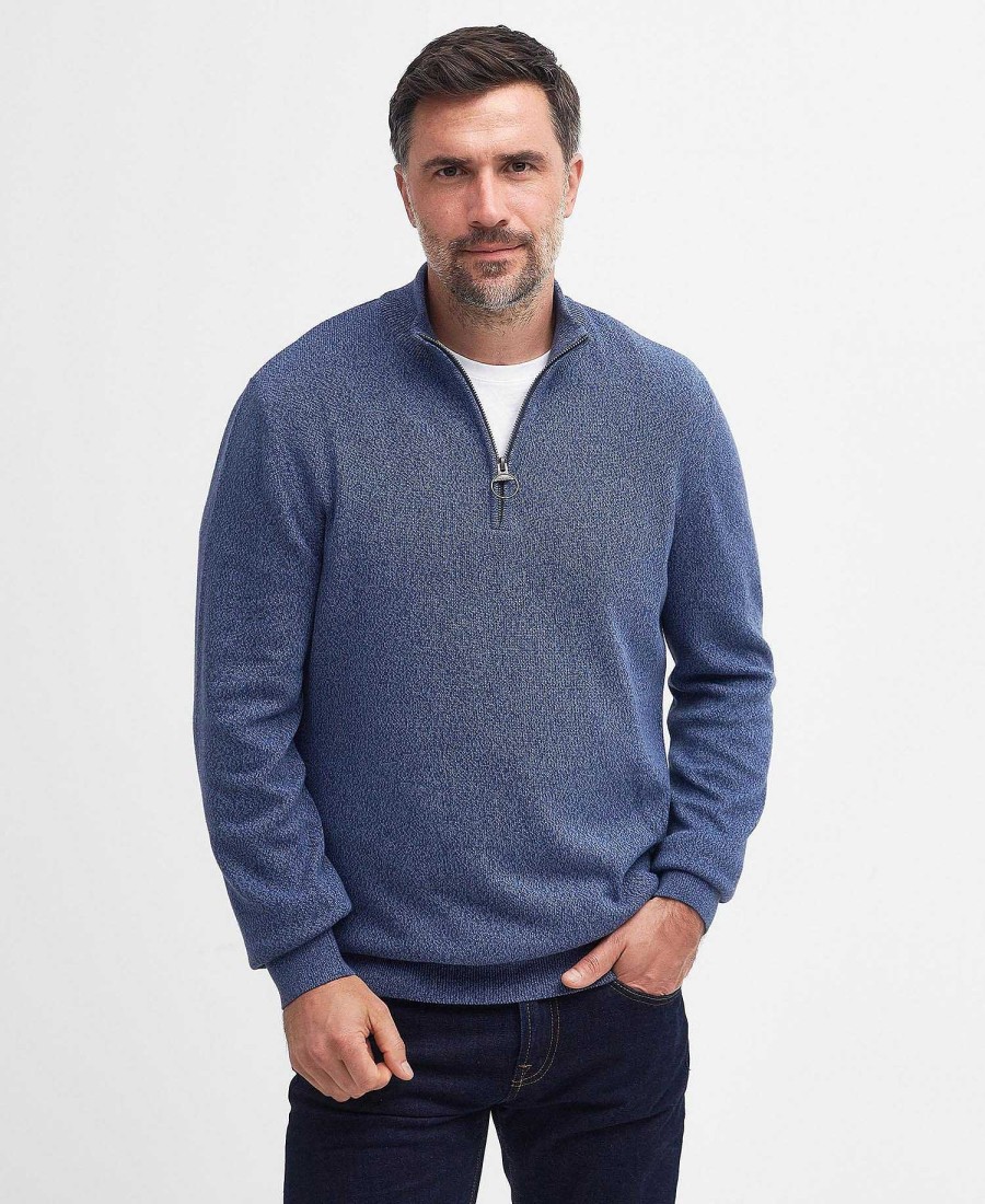 Men Barbour Jumpers | Whitfield Half-Zip Jumper