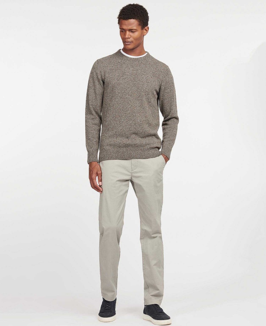 Men Barbour Jumpers | Essential Tisbury Crew-Neck Sweatshirt