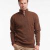 Men Barbour Jumpers | Nelson Essential Half Zip Sweatshirt