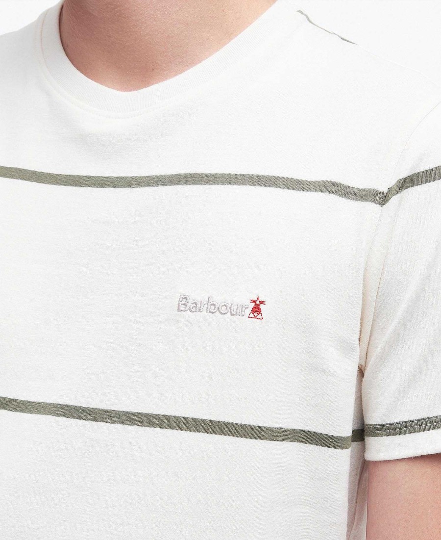 Men Barbour T-Shirts | Dart Striped T-Shirt