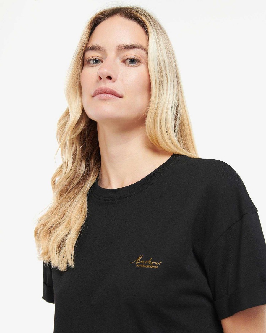 Women Barbour T-Shirts | B.Intl Alonso T-Shirt