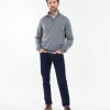 Men Barbour Jumpers | Loyton Merino Half Zip Sweatshirt