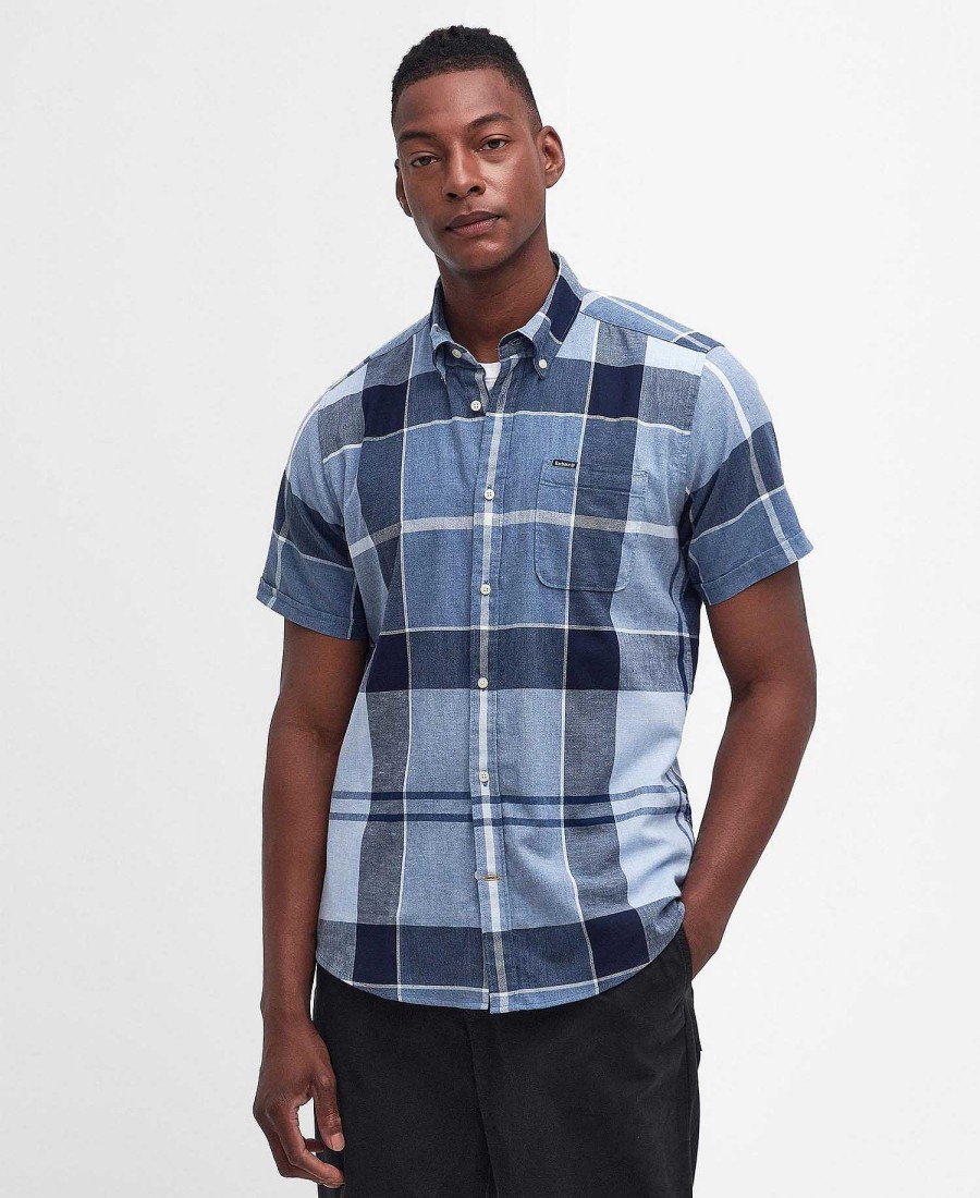 Men Barbour Shirts | Doughill Short-Sleeved Shirt