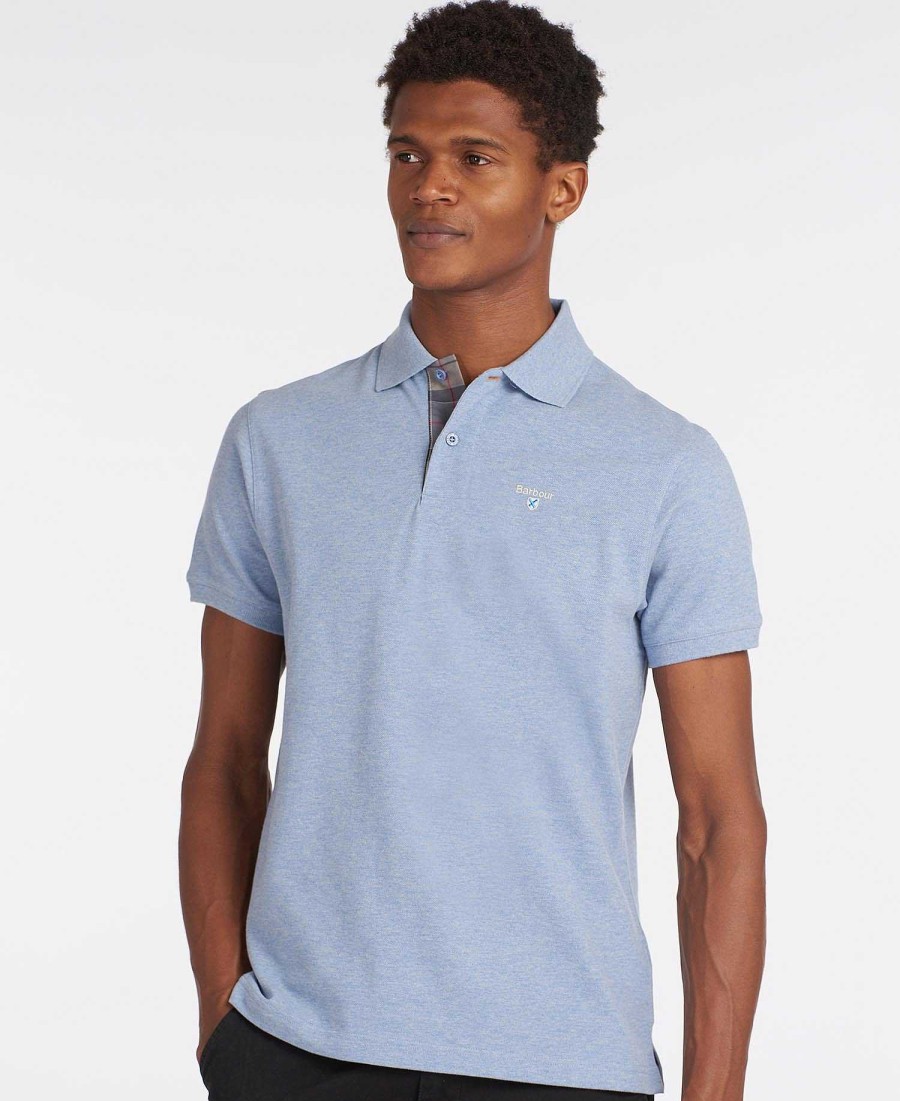 Men Barbour Polo Shirts | Cotton Polo Shirt