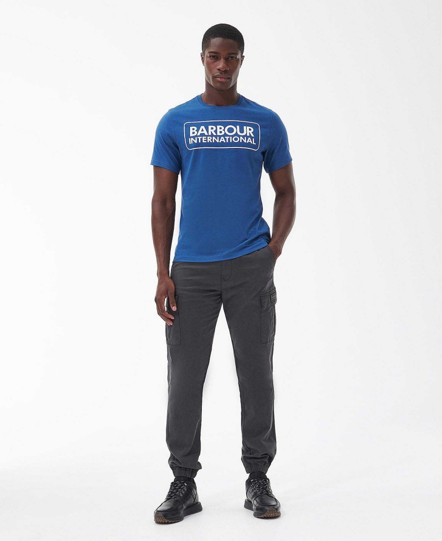 Men Barbour T-Shirts | Essential Large Logo T-Shirt