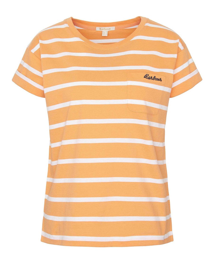 Women Barbour T-Shirts | Otterburn Stripe T-Shirt