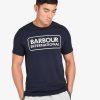 Men Barbour T-Shirts | Essential Large Logo T-Shirt