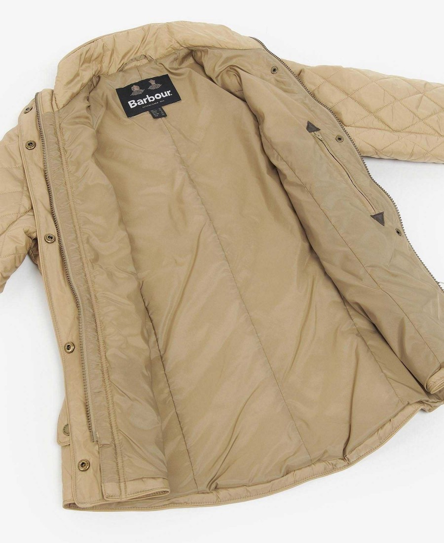 Women Barbour Quilted Jackets | Flyweight Cavalry Quilted Jacket