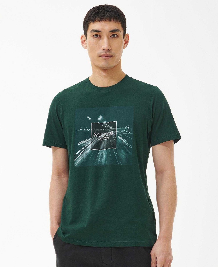 Men Barbour T-Shirts | Speed T-Shirt