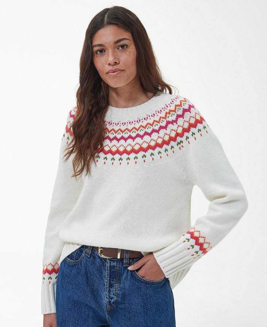 Women Barbour Jumpers | Tidal Crew Neck Knitted Jumper