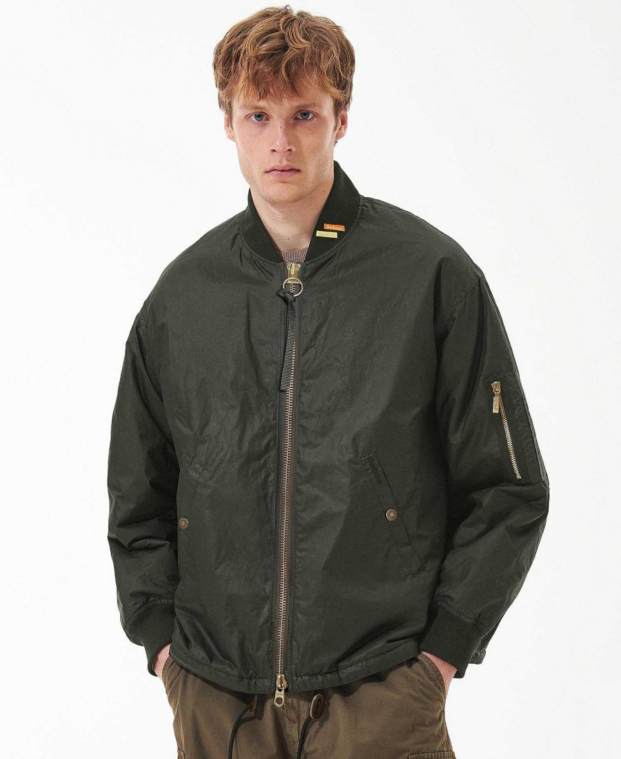 Men Barbour Waxed Jackets | Flyer Wax Field Jacket