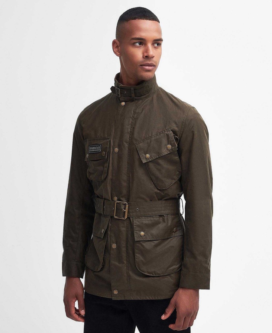 Men Barbour Waxed Jackets | Tourer Slim International Waxed Jacket