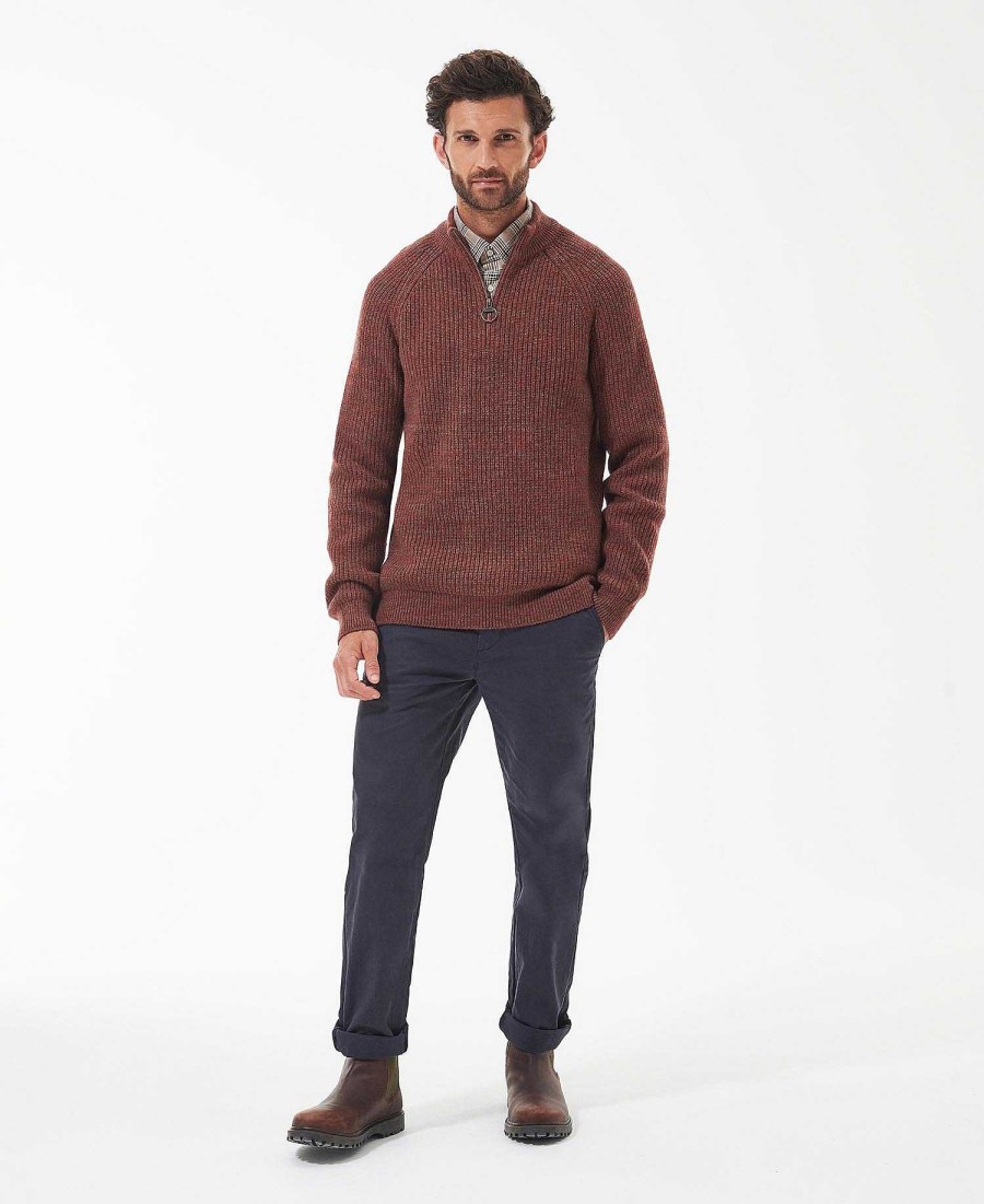 Men Barbour Jumpers | Horseford Half-Zip Jumper