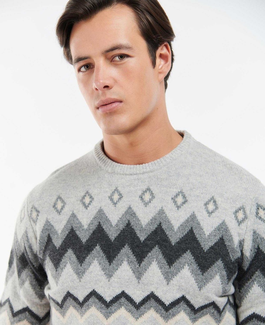 Men Barbour Jumpers | Regis Fairisle Sweatshirt