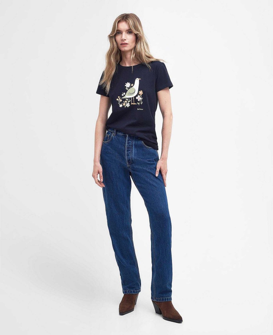 Women Barbour T-Shirts | Penfor T-Shirt