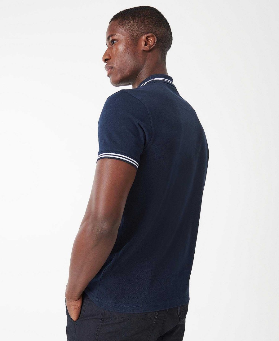 Men Barbour Polo Shirts | Essential Tipped Polo