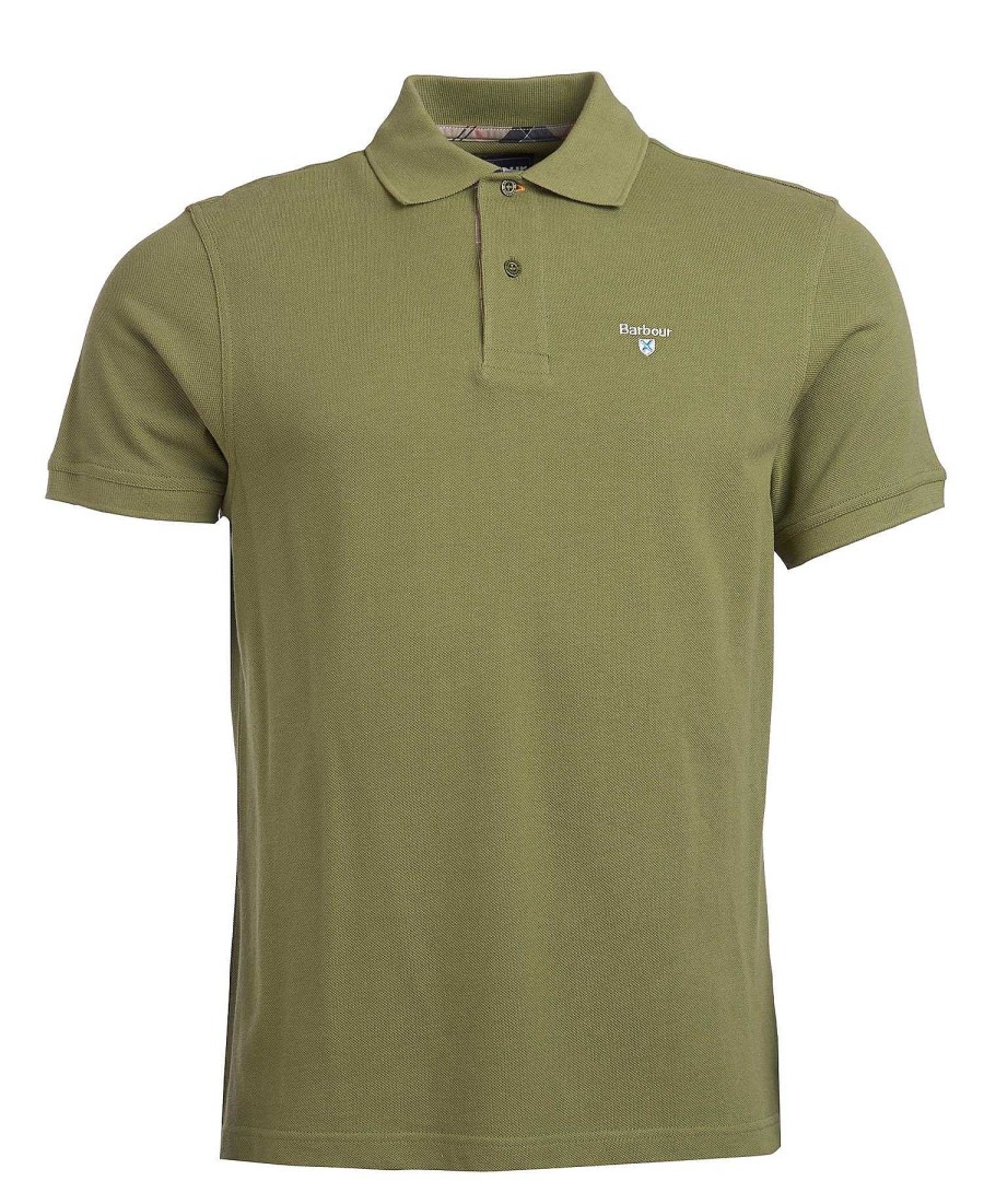 Men Barbour Polo Shirts | Cotton Polo Shirt