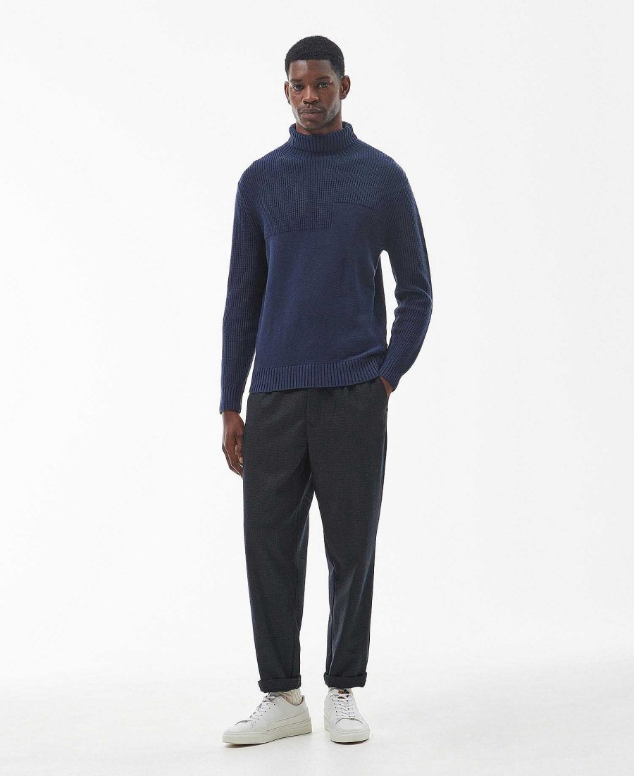 Men Barbour Jumpers | Steetley Roll-Neck Jumper