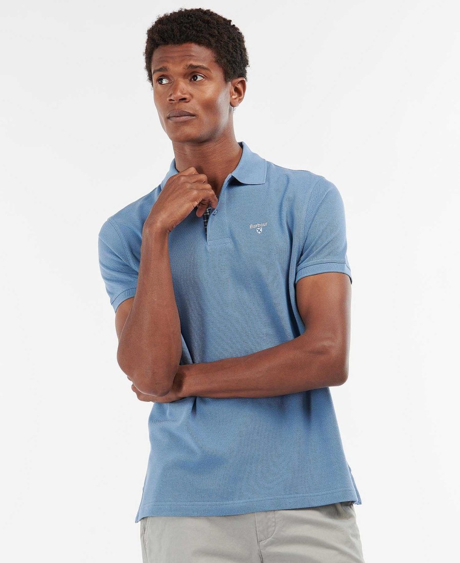 Men Barbour Polo Shirts | Cotton Polo Shirt