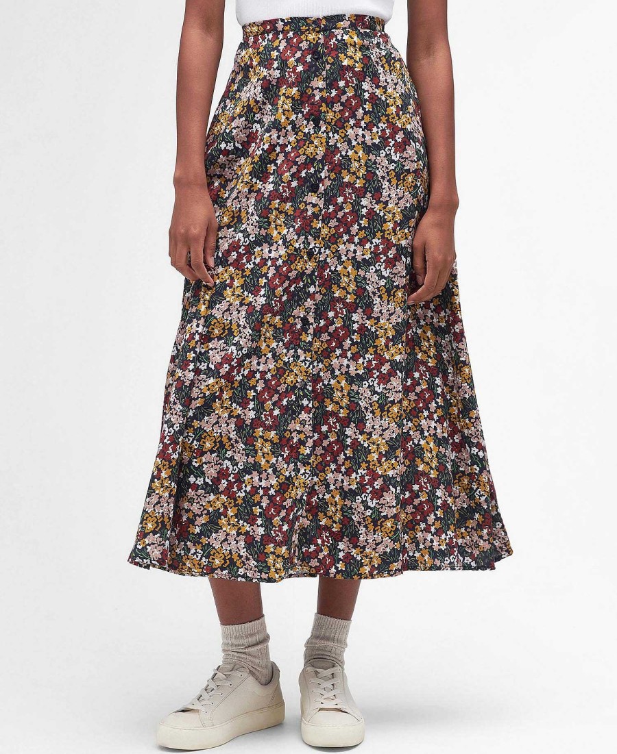 Women Barbour | Mayfield Midi Skirt