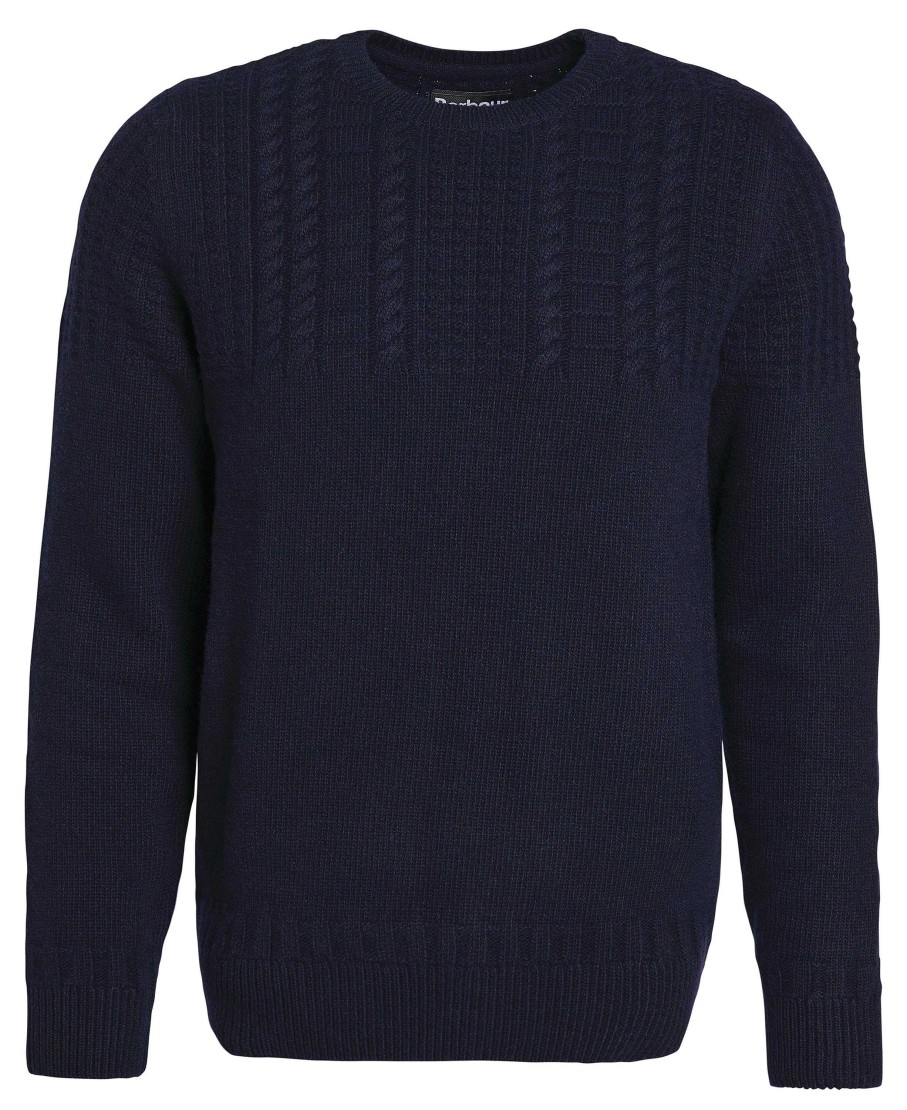 Men Barbour Jumpers | Foremast Knitted Crew Neck Jumper